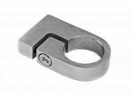 Abrazaderas verticales 33,7 mm, AISI 304, SATINADO