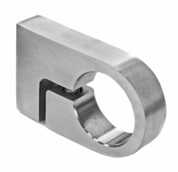 Foto Abrazaderas verticales 33,7 mm, AISI 304, SATINADO