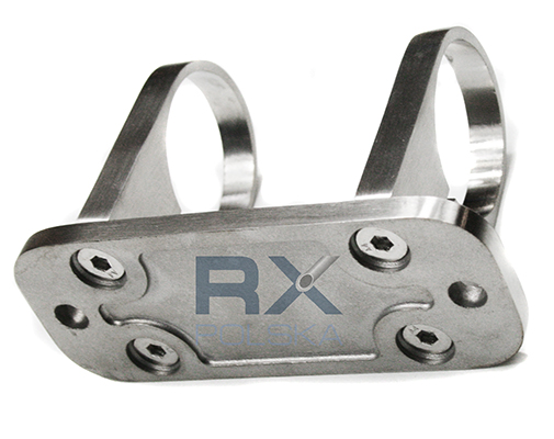 Foto Abrazaderas verticales Ø 42,4 mm, AISI 304, SATINADO.