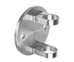 Abrazaderas verticales Ø 42,4 mm, AISI 304, SATINADO,