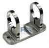 Foto Abrazaderas verticales Ø 42,4 mm, AISI 304, SATINADO.