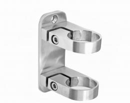 Abrazaderas verticales Ø 42,4 mm, AISI 304, SATINADO.