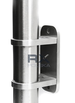 Foto Abrazaderas verticales Ø 42,4 mm, AISI 316, SATINADO.