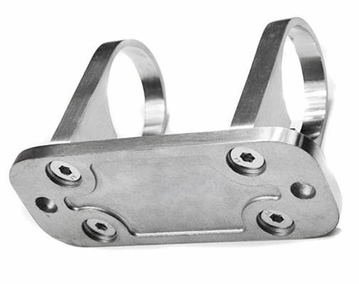 Foto Abrazaderas verticales Ø 42,4 mm, AISI 316, SATINADO.