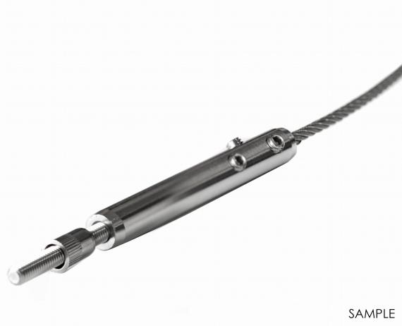 Foto Accesorio para cable de acero 3-4 mm, rosca derecha, AISI 316, Pulido