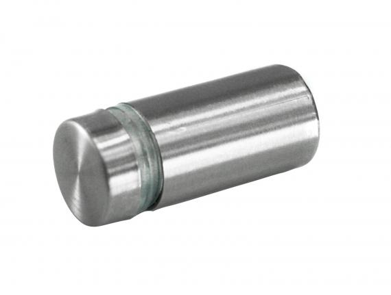 Foto Adaptador de vidrio Ø 12 mm, dist. 20 mm, para plano, AISI 201, SATINADO