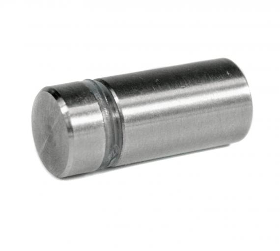 Foto Adaptador de vidrio Ø 12 mm, dist. 20 mm, para plano, AISI 304, SATINADO