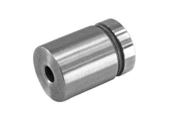 Foto Adaptador de vidrio Ø 15/15 mm M8 para plano, AISI 304, SATINADO