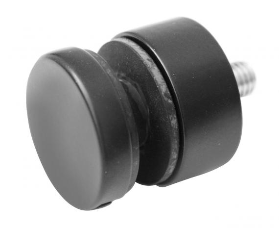 Foto Adaptador de vidrio Ø 30/13 mm M8, AISI 304, RAL 9005 mate