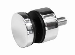 Adaptador de vidrio 30/13mm orificio 8,5mm, AISI 304, Pulido