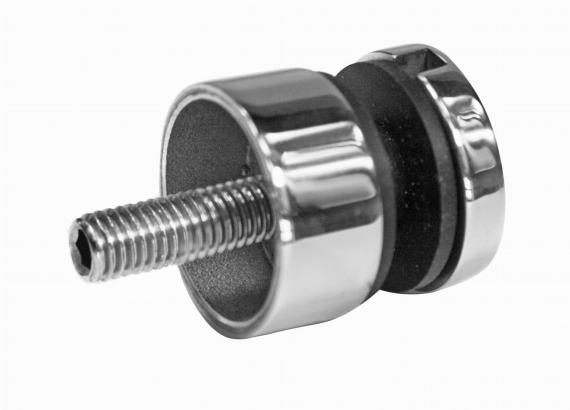 Foto Adaptador de vidrio 30/13mm orificio 8,5mm, AISI 304, Pulido