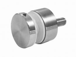 Adaptador de vidrio 30/13mm orificio 8,5mm, AISI 316, SATINADO.