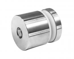 Adaptador de vidrio 30/20mm rosca M8, AISI 304, SATINADO