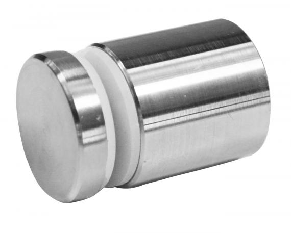 Foto Adaptador de vidrio 30/30mm rosca M8, AISI 304, SATINADO