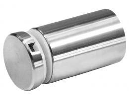 Adaptador de vidrio 30/40mm rosca M8, AISI 304, SATINADO