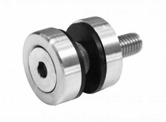 Foto Adaptador de vidrio 30/8mm orificio 10,5mm, AISI 304, SATINADO