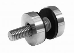 Adaptador de vidrio 30/8mm orificio 10,5mm, AISI 304, SATINADO