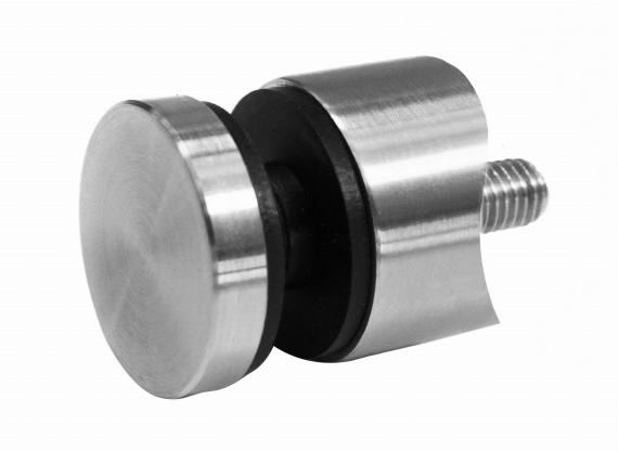 Foto Adaptador de vidrio 30mm para tubo 42,4mm orificio 8,5mm, AISI 304, SATINADO