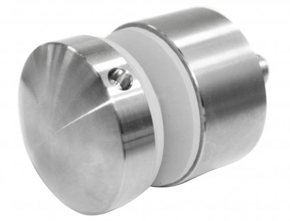 Foto Adaptador de vidrio 40/20mm rosca M10, AISI 304, SATINADO