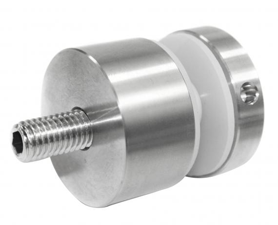 Foto Adaptador de vidrio 40/30mm rosca M10, AISI 304, SATINADO