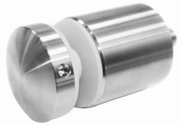 Adaptador de vidrio 40/40mm rosca M10, AISI 304, SATINADO