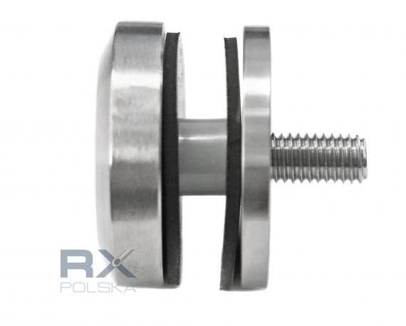 Foto Adaptador de vidrio 40/4mm DIN 7991 orificio 8,5mm, AISI 304, SATINADO