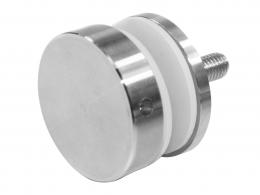 Adaptador de vidrio 40/4mm orificio 8,5mm, AISI 304, SATINADO