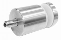 Adaptador de vidrio 40/50mm rosca M10, AISI 304, SATINADO