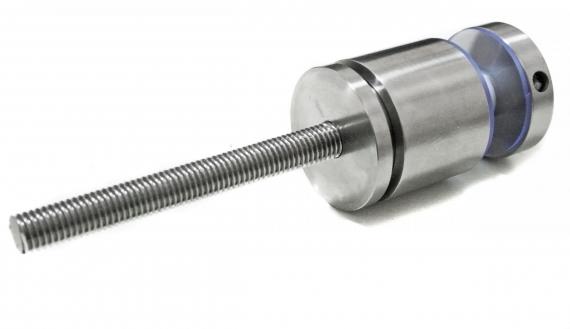 Foto Adaptador de vidrio Ø40 mm, distancia regulable 35-48 mm, AISI 304, SATINADO