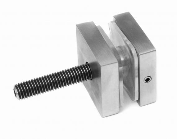 Foto Soporte para vidrio 40x40mm esp. 10mm, AISI 304, SATINADO