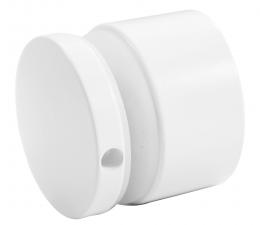 Adaptador de vidrio Ø 50/20 mm M10, AISI 304, RAL 9003 mate