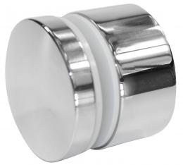 Adaptador de vidrio 50/20mm rosca M10, AISI 304, Pulido.