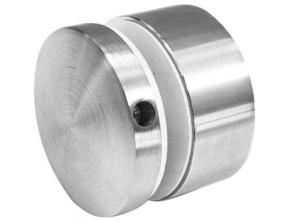 Foto Adaptador de vidrio 50/20mm rosca M10, AISI 304, SATINADO