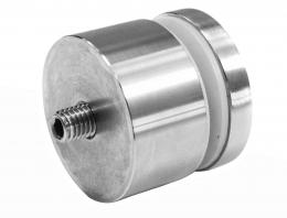 Adaptador de vidrio 50/25mm rosca M10, AISI 304, SATINADO