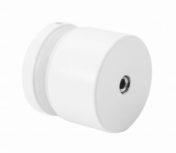 Foto Adaptador de vidrio Ø 50/30 mm M10, AISI 304, RAL 9003 mate