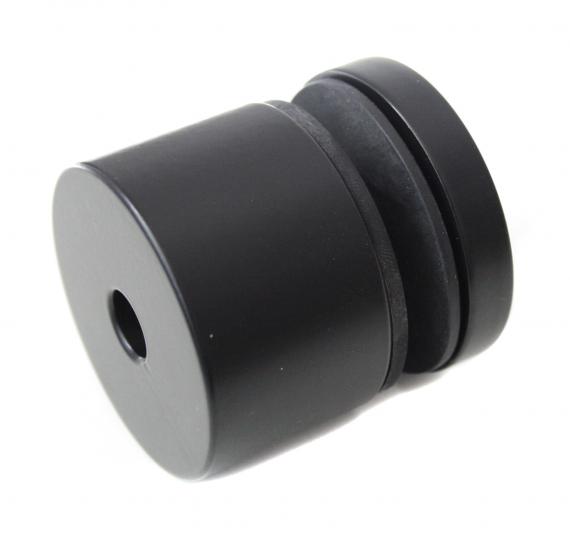 Foto Adaptador de vidrio Ø 50/30 mm M10, AISI 304, RAL 9005 mate