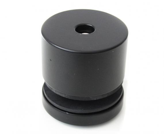 Foto Adaptador de vidrio Ø 50/30 mm M10, AISI 304, RAL 9005 mate