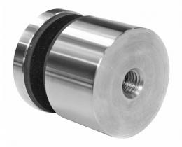 Adaptador de vidrio 50/30mm rosca M12, AISI 304, SATINADO