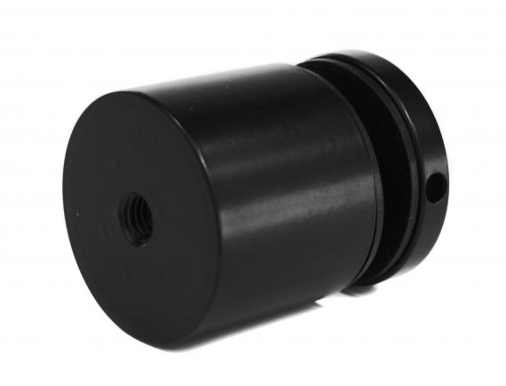 Foto Adaptador de vidrio Ø 50/40 mm M10, AISI 304, RAL 9005 mate