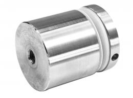 Adaptador de vidrio 50/40mm rosca M10, AISI 304, SATINADO