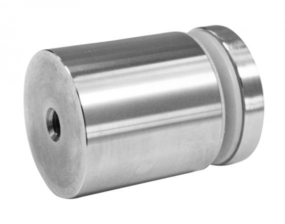 Foto Adaptador de vidrio 50/50mm rosca M10, AISI 304, SATINADO