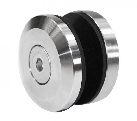 Foto Adaptador de vidrio 50/8 mm rosca M10, AISI 304, SATINADO