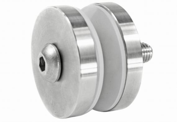 Foto Adaptador de vidrio 50/8mm DIN 7380, AISI 304, SATINADO