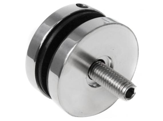 Foto Adaptador de vidrio 50/8mm orificio 10,5mm, AISI 304, Pulido