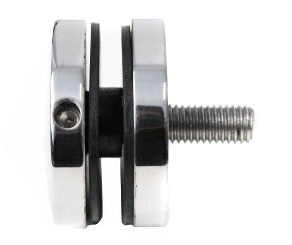 Foto Adaptador de vidrio 50/8mm orificio 10,5mm, AISI 304, Pulido