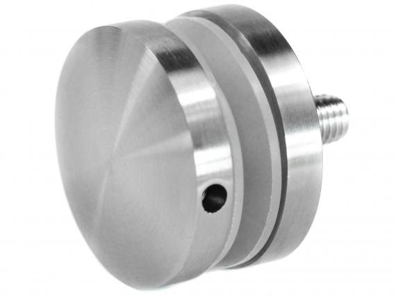 Foto Adaptador de vidrio 50/8mm orificio 10,5mm, AISI 316, SATINADO