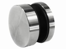 Adaptador de vidrio 50/8mm orificio 10,5mm (frente plano), AISI 304, SATINADO