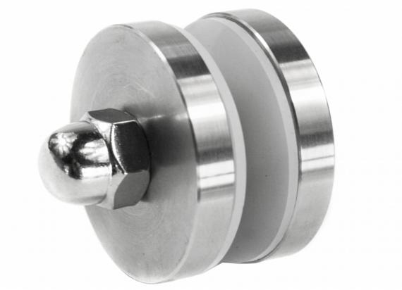 Foto Adaptador de vidrio 50/8mm tuerca ciega, AISI 304, SATINADO