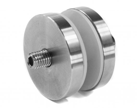 Foto Adaptador de vidrio 50/8mm tuerca ciega, AISI 304, SATINADO