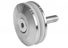 Adaptador de vidrio Ø60 mm, AISI 304, SATINADO